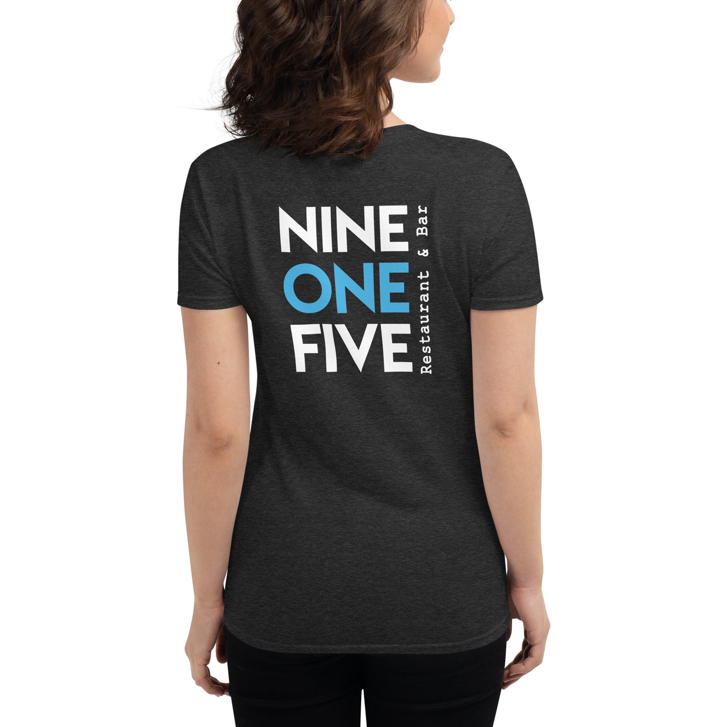 Nine One Five Women's Short Sleeve T-shirt | Dark Heather Grey