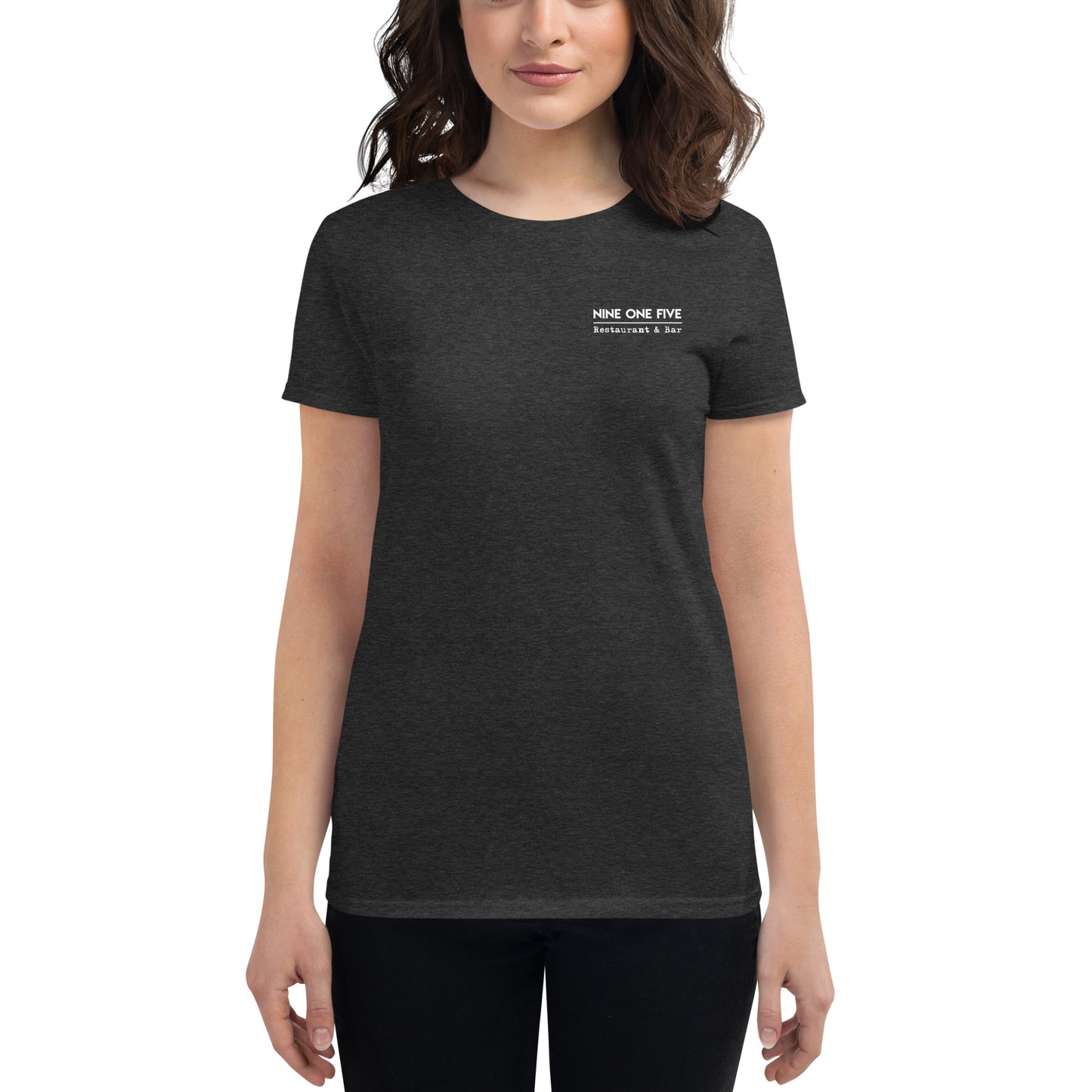 Nine One Five Women's Short Sleeve T-shirt | Dark Heather Grey